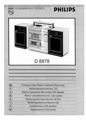 Philips D 8878 Bedienungsanleitung