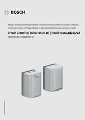Bosch TR2500TO 5 B Montage- Und Gebrauchsanleitung