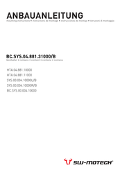 SW-Motech BC.SYS.00.004.10000 Anbauanleitung