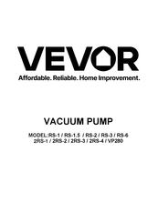 VEVOR VP280 Originalanleitung