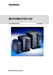 Siemens MICROMASTER 420 Betriebsanleitung