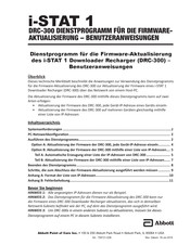 Abbott i-STAT 1 Wireless Benutzeranweisungen