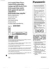 Panasonic DVD-RA61 Bedienungsanleitung
