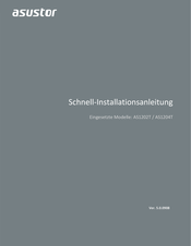 Asustor AS1202T Schnellinstallationsanleitung