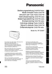 Panasonic RF-D30BT Bedienungsanleitung