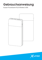 Xlayer Powerbank PLUS Wireless 5.000 Gebrauchsanweisung
