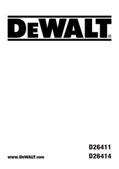 DeWalt D26414 Originalanweisung