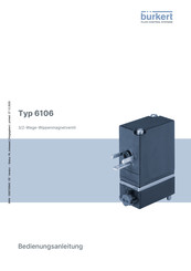 Bürkert 6106 Bedienungsanleitung