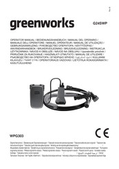 Greenworks G24SWP Bedienungshandbuch