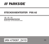 Parkside 479087 2410 Bedienungs- Und Sicherheitshinweise