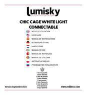 Lumisky CHIC CAGE WHITE LIGHT CONNECTABLE Betriebsanleitung