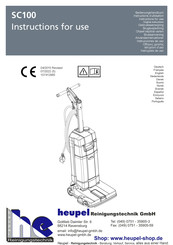 Nilfisk SC100E Bedienungshandbuch