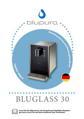 Blupura BLUGLASS 30 Betriebsanleitung Und Wartungshandbuch