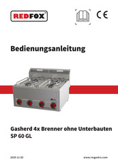 Redfox SP 60 GL Bedienungsanleitung
