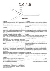 Faro Barcelona MARINE Bedienungsanleitung