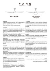 Faro Barcelona OUTWOOD Bedienungsanleitung