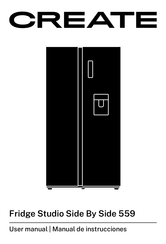 Create Fridge Studio Side By Side 559 Bedienungsanleitung