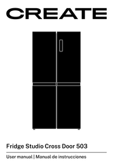 Create Fridge Studio Cross Door 503 Bedienungsanleitung