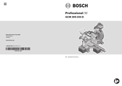 Bosch Professional GCM 305-254 D Originalbetriebsanleitung