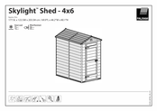 Palram Skylight Bedienungsanleitung