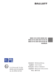 Balluff BES 516-300-S266-S4 Betriebsanleitung