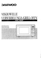Daewoo KOC-960P Bedienungsanleitung