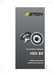 Eton HEX 80 Einbauanleitung