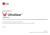Lg UltraGear 34G630A Bedienungsanleitung