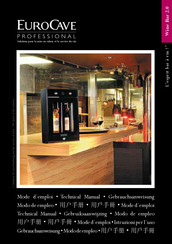 Eurocave Professional Wine Bar 2.0 Gebrauchsanweisung
