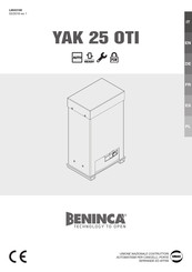 Beninca 9592455 Bedienungsanleitung