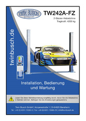 Twin Busch TW242A-FZ Installation, Bedienung Und Wartung