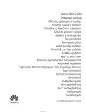 Huawei MateBook D 15 Schnellstartanleitung