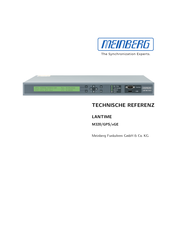 Meinberg M320/GPS/xGE Technische Referenz