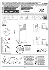 Trendteam SAO PAULO 2439-802-43 Montageanleitung