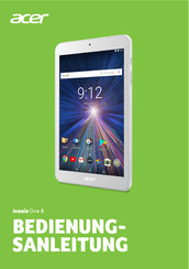 Acer Iconia One 8 Bedienungsanleitung