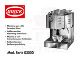 Quick Mill 03000-Serie Bedienungsanleitung