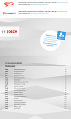 Bosch BCS81 Gebrauchsanleitung