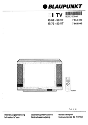 Blaupunkt IS 63-53 VT Bedienungsanleitung