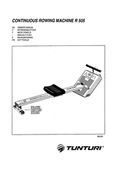 Tunturi R 505 Betriebsanleitung