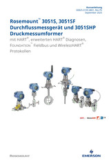 Emerson Rosemount 3051S Kurzanleitung