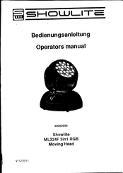 Showlite ML324F Bedienungsanleitung