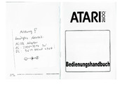 Atari 2600 Bedienungshandbuch