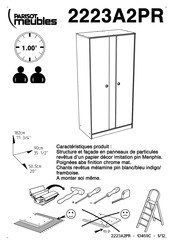 Parisot Meubles 2223A2PR Bedienungsanleitung