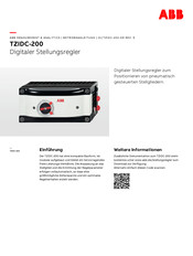 ABB TZIDC-200 Betriebsanleitung