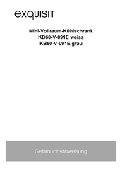 Exquisit KB60-V-091E Gebrauchsanweisung