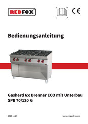 Redfox SPB 70/120 G Bedienungsanleitung