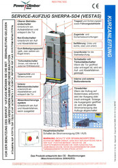 Power Climber Wind SHERPA-SD4 Kurzanleitung