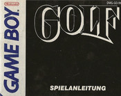 Nintendo Game Boy Spielanleitung