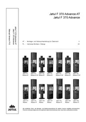 Jøtul F 370 Advance High Top Montage- Und Gebrauchsanleitug