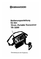 Kenwood TR-3200 Bedienungsanleitung